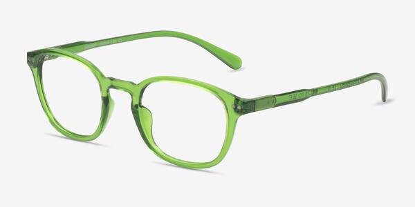 Clear Green Skydrop -  Plastic Eyeglasses