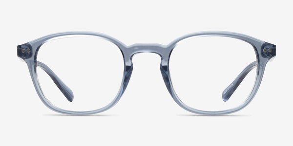 Skydrop Clear Gray Plastic Eyeglass Frames