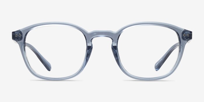 Skydrop Clear Gray Plastic Eyeglass Frames from EyeBuyDirect