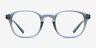 Skydrop Clear Gray PlasticEyeglass Frames from EyeBuyDirect, Front View