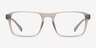 Stormwind Clear Gray PlasticEyeglass Frames from EyeBuyDirect, Front View