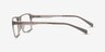 Stormwind Clear Gray PlasticEyeglass Frames from EyeBuyDirect, Side View
