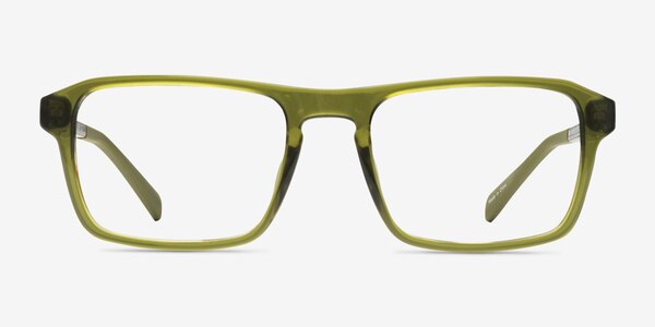 Stormwind Clear Green Plastic Eyeglass Frames