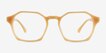 Degree Butter Yellow AcetateEyeglass Frames from EyeBuyDirect, Front View
