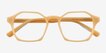 Degree Butter Yellow AcetateEyeglass Frames from EyeBuyDirect, Closed View