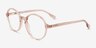 Amaranth Brown AcetateEyeglass Frames from EyeBuyDirect, Angle View
