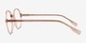 Amaranth Brown AcetateEyeglass Frames from EyeBuyDirect, Side View