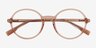 Amaranth Brown AcetateEyeglass Frames from EyeBuyDirect, Closed View