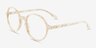 Amaranth Marble White AcetateEyeglass Frames from EyeBuyDirect, Angle View