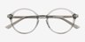 Jamison Clear PlasticEyeglass Frames from EyeBuyDirect, Closed View