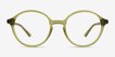 Jamison Matte Clear Green PlasticEyeglass Frames from EyeBuyDirect, Front View