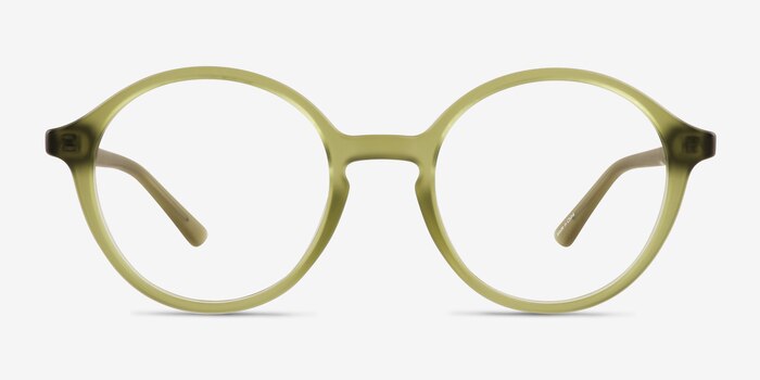 Jamison Matte Clear Green  Plastic Eyeglass Frames from EyeBuyDirect