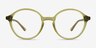 Jamison Matte Clear Green PlasticEyeglass Frames from EyeBuyDirect, Front View