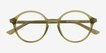 Jamison Matte Clear Green PlasticEyeglass Frames from EyeBuyDirect, Closed View