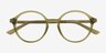 Jamison Matte Clear Green PlasticEyeglass Frames from EyeBuyDirect, Closed View
