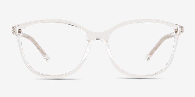 Sloane Clear PlasticEyeglass Frames from EyeBuyDirect, Front View