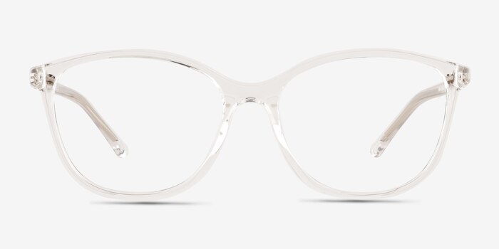 Sloane Transparent Plastique Montures de lunettes de vue d'EyeBuyDirect