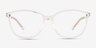 Sloane Clear PlasticEyeglass Frames from EyeBuyDirect, Front View