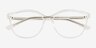Sloane Clear PlasticEyeglass Frames from EyeBuyDirect, Closed View