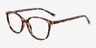 Sloane Light Tortoise PlasticEyeglass Frames from EyeBuyDirect, Angle View