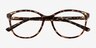 Sloane Light Tortoise PlasticEyeglass Frames from EyeBuyDirect, Closed View
