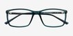Sterling Shiny Clear Green PlasticEyeglass Frames from EyeBuyDirect, Closed View