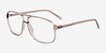 Baylor Clear Gray PlasticEyeglass Frames from EyeBuyDirect, Angle View