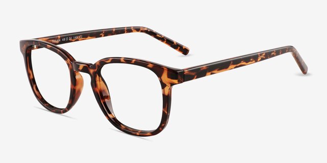 Tegan Tortoise PlasticEyeglass Frames from EyeBuyDirect, Angle View
