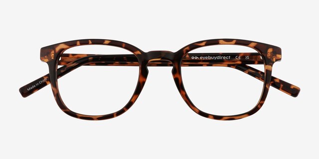Tegan Tortoise PlasticEyeglass Frames from EyeBuyDirect, Closed View