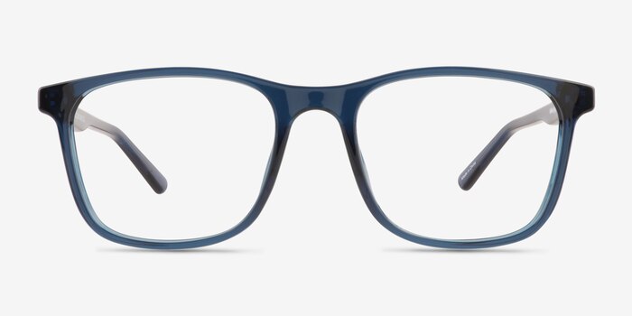 Thayer Clear Navy Plastique Montures de lunettes de vue d'EyeBuyDirect