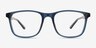 Thayer Clear Navy PlasticEyeglass Frames from EyeBuyDirect, Front View