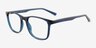 Thayer Clear Navy PlasticEyeglass Frames from EyeBuyDirect, Angle View