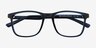 Thayer Clear Navy PlasticEyeglass Frames from EyeBuyDirect, Closed View
