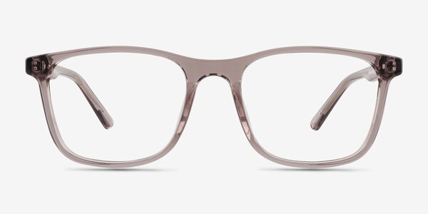 Thayer Clear Gray Plastic Eyeglass Frames