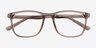 Thayer Clear Gray PlasticEyeglass Frames from EyeBuyDirect, Closed View