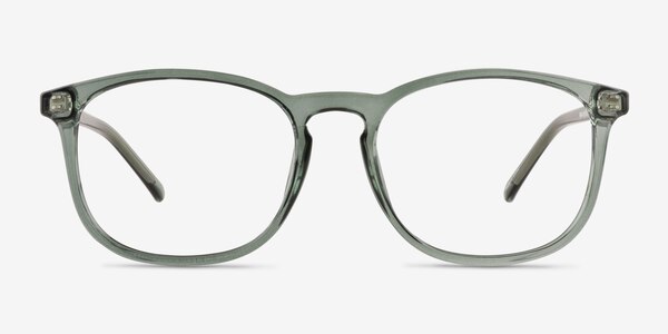 Larkin Clear Green  Plastic Eyeglass Frames