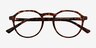 Monti Matte Tortoise PlasticEyeglass Frames from EyeBuyDirect, Closed View