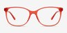 Kieran Clear Pink PlasticEyeglass Frames from EyeBuyDirect, Front View