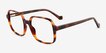 Lior Tortoise PlasticEyeglass Frames from EyeBuyDirect, Angle View