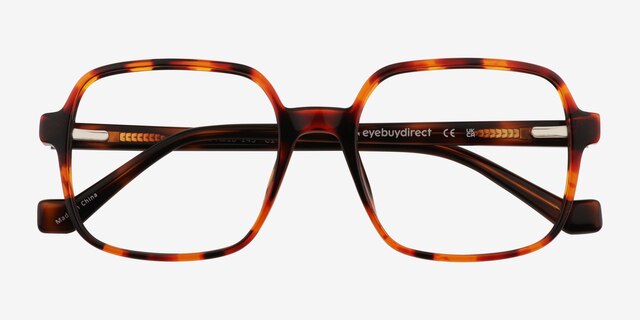 Lior Tortoise PlasticEyeglass Frames from EyeBuyDirect, Closed View