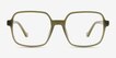 Lior Clear Green PlasticEyeglass Frames from EyeBuyDirect, Front View
