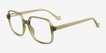 Lior Clear Green PlasticEyeglass Frames from EyeBuyDirect, Angle View