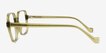 Lior Clear Green PlasticEyeglass Frames from EyeBuyDirect, Side View