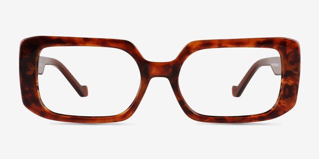 Tully Tortoise PlasticEyeglass Frames from EyeBuyDirect, Front View
