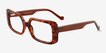 Tully Tortoise PlasticEyeglass Frames from EyeBuyDirect, Angle View