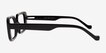 Tully Shiny Black PlasticEyeglass Frames from EyeBuyDirect, Side View