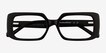 Tully Shiny Black PlasticEyeglass Frames from EyeBuyDirect, Closed View