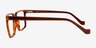 Seraph Tortoise PlasticEyeglass Frames from EyeBuyDirect, Side View