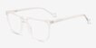Seraph Clear PlasticEyeglass Frames from EyeBuyDirect, Angle View