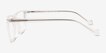 Seraph Clear PlasticEyeglass Frames from EyeBuyDirect, Side View
